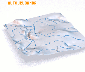 3d view of Alto Urubamba