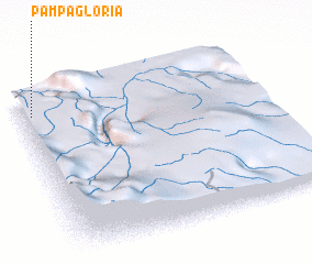 3d view of Pampa Gloria