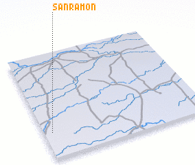 3d view of San Ramón