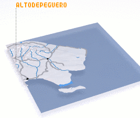 3d view of Alto de Peguero