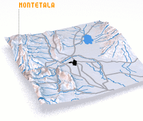 3d view of Monte Tala