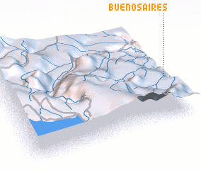 3d view of Buenos Aires