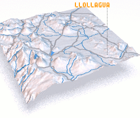 3d view of Llollagua