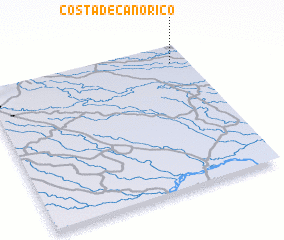 3d view of Costa de Caño Rico