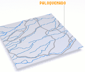 3d view of Palo Quemado