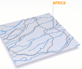 3d view of África