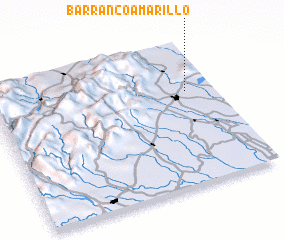 3d view of Barranco Amarillo