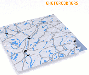 3d view of Exeter Corners