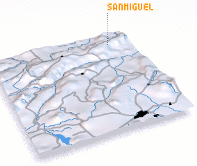 3d view of San Miguel