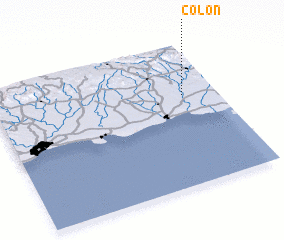3d view of Colón