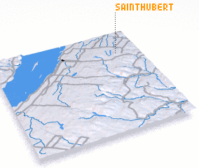 3d view of Saint-Hubert