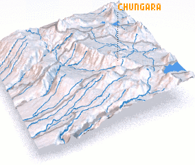 3d view of Chungará