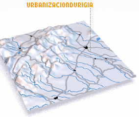 3d view of Urbanización Durigia