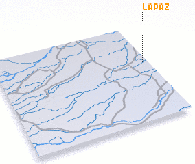 3d view of La Paz