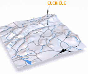 3d view of El Chicle