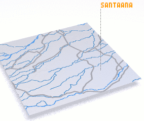 3d view of Santa Ana