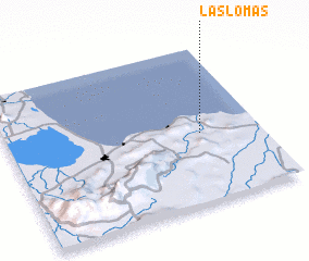 3d view of Las Lomas