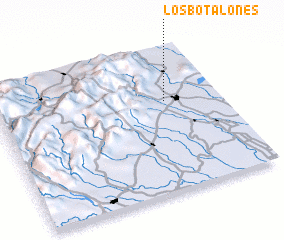 3d view of Los Botalones