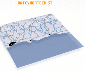 3d view of Batey Monte Cristi