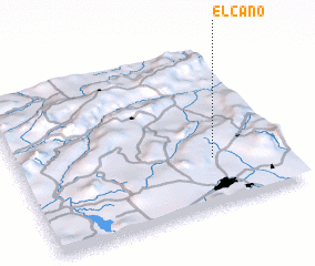 3d view of El Caño