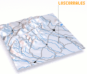 3d view of Los Corrales