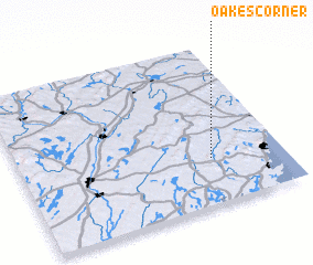 3d view of Oakes Corner