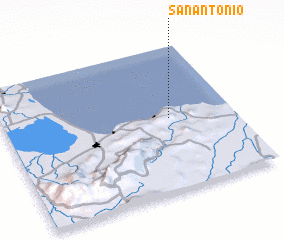 3d view of San Antonio