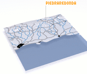 3d view of Piedra Redonda