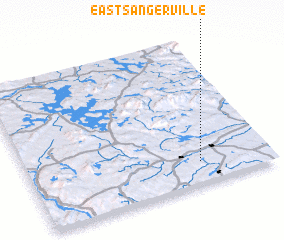 3d view of East Sangerville