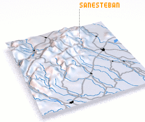 3d view of San Esteban