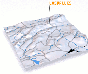 3d view of Los Valles