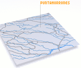 3d view of Punta Morrones