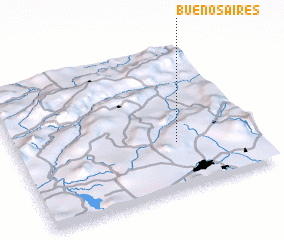 3d view of Buenos Aires