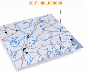 3d view of South Waldoboro