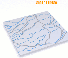 3d view of Santa Teresa