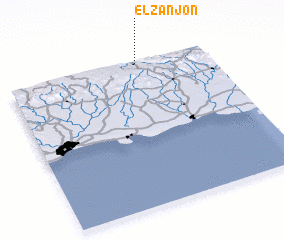 3d view of El Zanjón