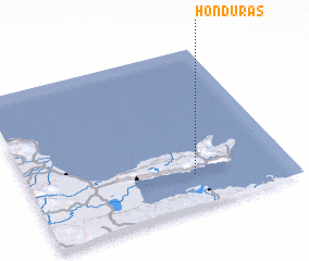 3d view of Honduras