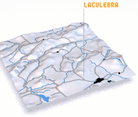 3d view of La Culebra