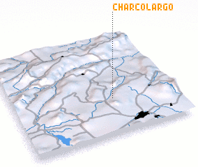 3d view of Charco Largo