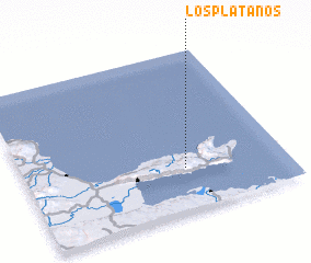 3d view of Los Plátanos