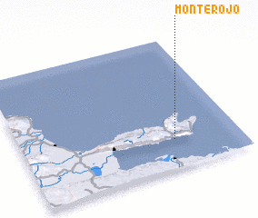 3d view of Monte Rojo