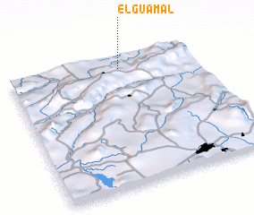 3d view of El Guamal