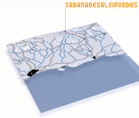 3d view of Sabana de Salsipuedes