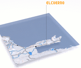 3d view of El Cuerno