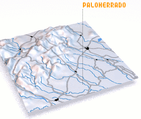 3d view of Palo Herrado