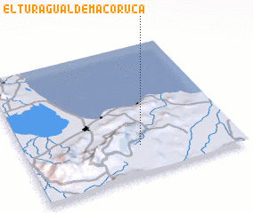 3d view of El Turagual de Macoruca