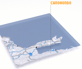 3d view of Caño Hondo