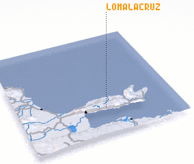 3d view of Loma La Cruz