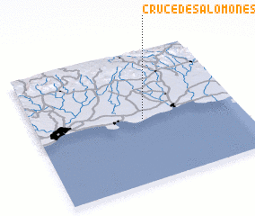 3d view of Cruce de Salomones