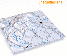 3d view of Las Cachamitas